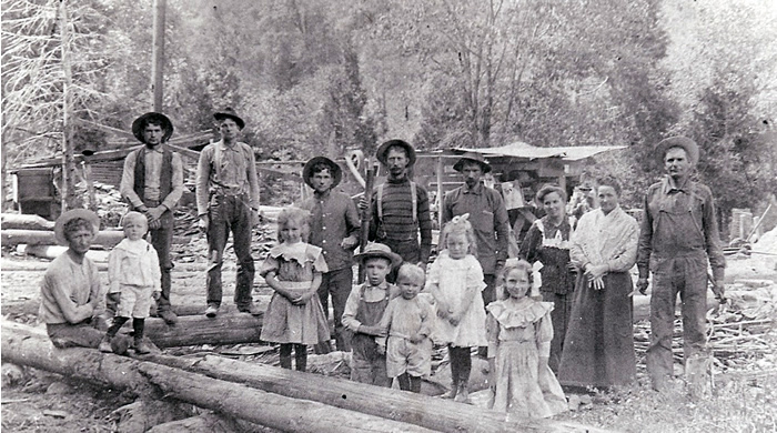 Neff-watts Sawmill- About 1906.this Mill Was On The Neff Homestead 